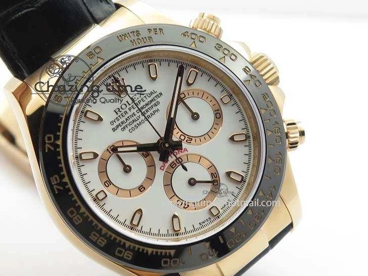 Black 116515 Edition Noob Strap On Best 1:1 Dial Leather A7750 White Daytona 0323